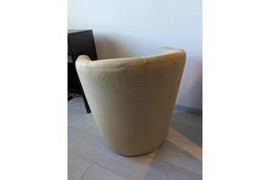 Klassieke stoffen kuipstoel