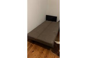 Slaapbank grijs 180x110