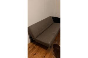 Slaapbank grijs 180x110