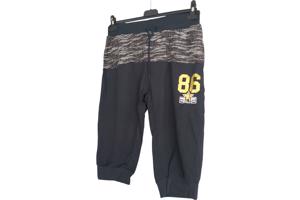 Nanqier heren korte broek donkerblauw grijs L