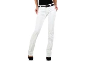 Broek extra lang creme wit recht model 31/ L