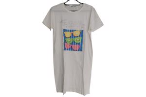 Shirt jurk Tropical fruit wit S