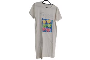 Shirt jurk Tropical fruit wit S