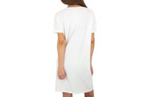 Shirt jurk Tropical fruit wit S