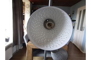 Staande lamp met 3 spotjes