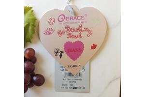 Skinny Stretchy jeans grijs 134