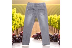 Skinny Stretchy jeans grijs 134