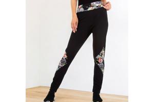 Holala sportbroek zwart lila S/M 36/38