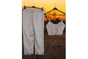 2 delige zomer set grijs M