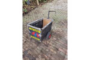 Aluminium fietskar. Voor allerhande gebruik.