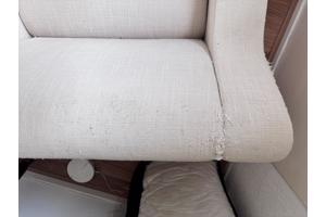 beige stoel/fauteuil