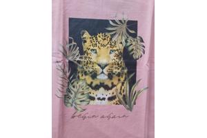 Glo-story t-shirt roze tijger S/36