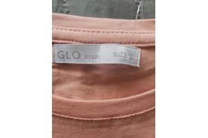 Glo-story t-shirt roze tijger S/36