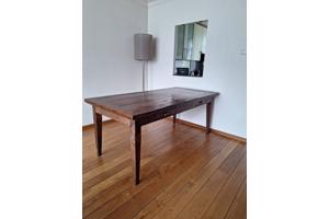 Massieve Teakhouten eettafel 6/8 personen