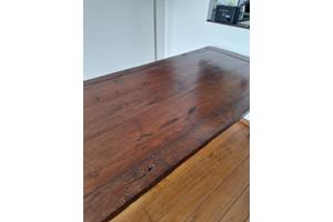 Massieve Teakhouten eettafel 6/8 personen