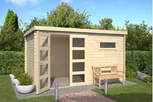 Blokhut Timian 380x230 Onbehandeld vuren