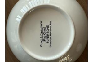 Servies 79-delig roomwit als nieuw!