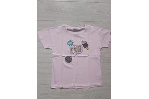 Glo-Story t-shirt roze hello food 158