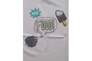 Glo-Story t-shirt roze hello food 158