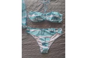 3 delige bikini set turquoise 2XL