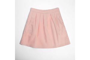 Meisjes plooi rok lichtroze 170