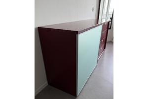 Dressoir Bordeaux rood mdf 180 cm