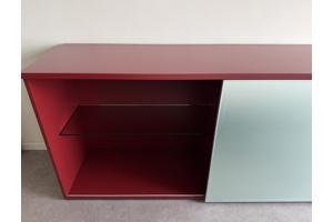 Dressoir Bordeaux rood mdf 180 cm