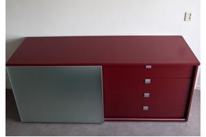 Dressoir Bordeaux rood mdf 180 cm