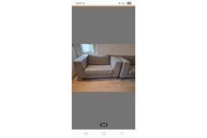 Bank, loveseat en hocker