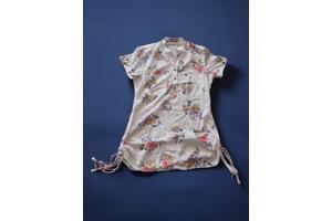 Metrofive bloemen tuniek shirt wit S/36