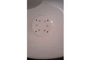 stoel design Tulip Saarinen glanzend kussen hoogte 5 cm