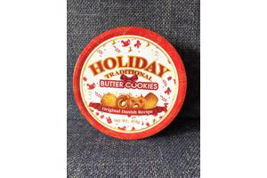 Koektrommel Holiday traditional butter cookies blik