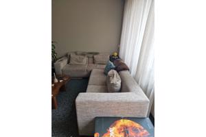 Comfortabele bank in 3 losse delen