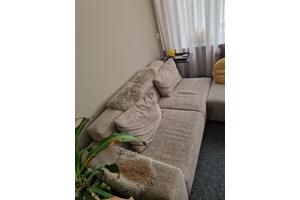 Comfortabele bank in 3 losse delen