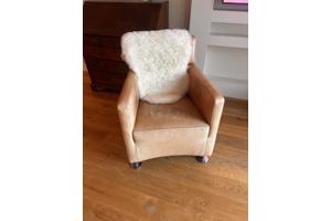 Leren stoel, zit heerlijk!