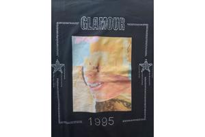 Glo-story t-shirt 1995 zwart glamour glitter one size