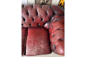 gebruikte Chesterfield bank 2,5 zits