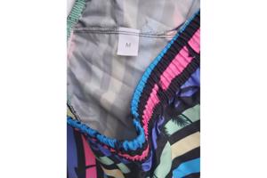 Zwembroek - short meerkleurig met palmbomen M