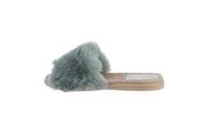 Givana Fluffy muiltjes - slippers groen 39