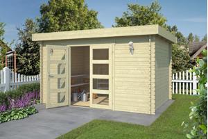 Blokhut Mikkel 380x275 Onbehandeld vuren