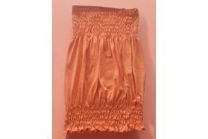 Elastische top oranje one size