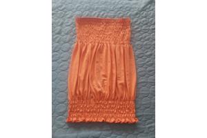 Elastische top oranje one size