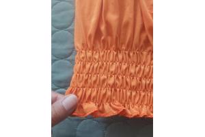 Elastische top oranje one size