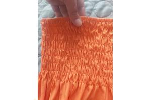 Elastische top oranje one size