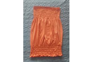 Elastische top oranje one size