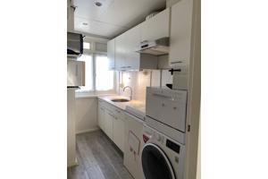 Complete kleine keuken (270cm boven, 150cm onder)