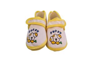 Babyschoenen Geel Met Puppy newborn