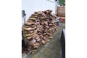 Prachtige Flagstones Terra kleur nieuw circa 30 vierkante meter
