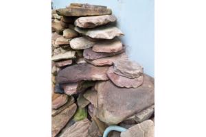 Prachtige Flagstones Terra kleur nieuw circa 30 vierkante meter