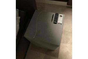 Grijze nachtkastjes / hockers